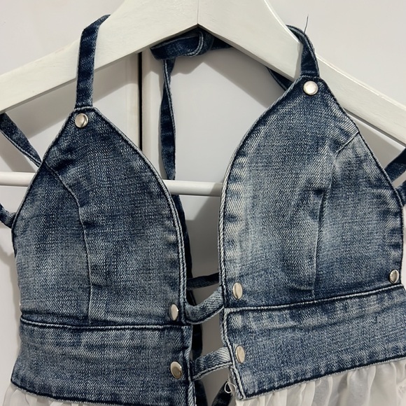 Women's I.AM.GIA. Jean Blouse Top - Picture 2 of 7